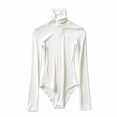 Sügis-talvine velvetist jersey body polo kraega