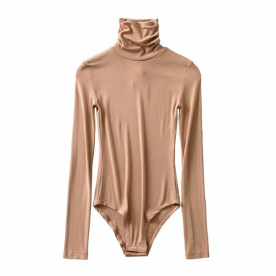 Sügis-talvine velvetist jersey body polo kraega