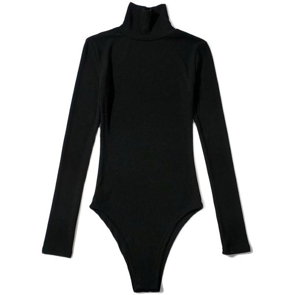 Γυναικείο κορμάκι με γιακά  και μακριά μανίκια