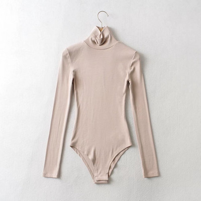 Sügis-talvine body pikkade varrukate ja polo kraega