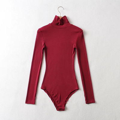 Sügis-talvine body pikkade varrukate ja polo kraega