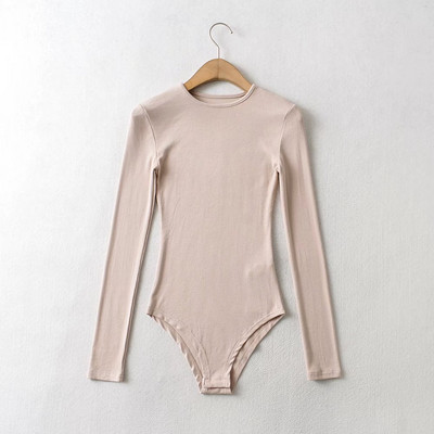 Naiste elastne sügis-talvine body ovaalse kaelusega