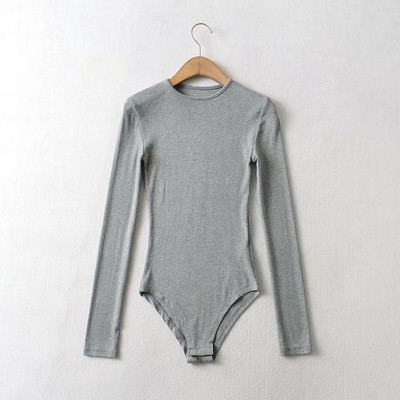 Naiste elastne sügis-talvine body ovaalse kaelusega