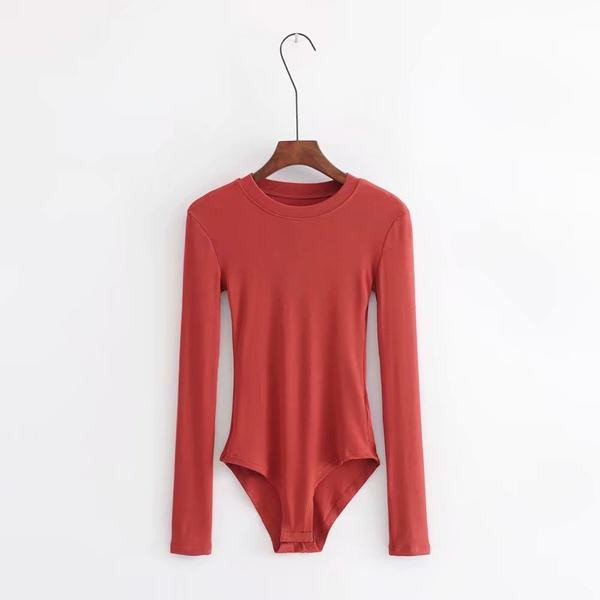 Őszi-téli body hosszú ujjal és ovális nyakkivágással