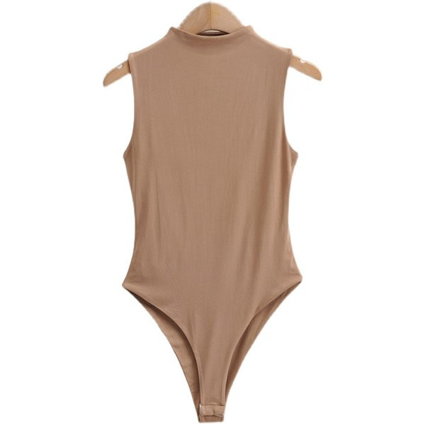 Γυναικείο καθημερινό κορμάκι με στρογγυλή λαιμόκοψη - πολλά χρώματα