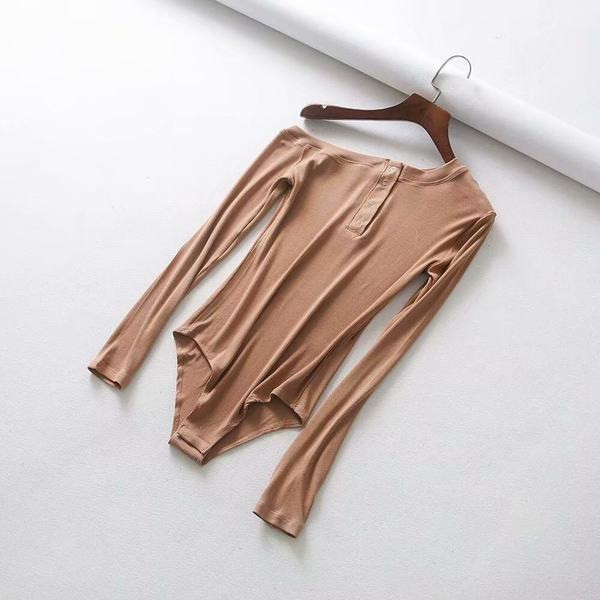 Γυναικείο κορμάκι με μακριά μανίκια και κουμπιά