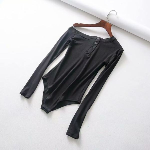 Γυναικείο κορμάκι με μακριά μανίκια και κουμπιά