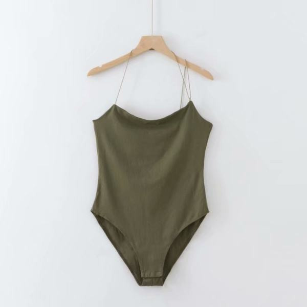 Peenikeste rihmadega naiste suvine body