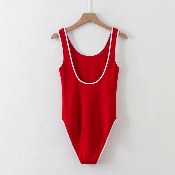 Modern női ujjatlan body ovális nyakkivágással