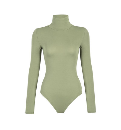 Igapäevane kõrge kraega naiste velvetist body