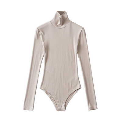 Női body hosszú ujjú, magas gallérral sima modell