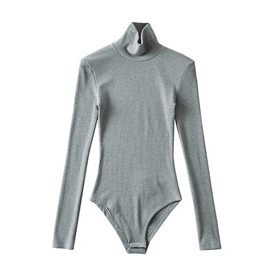 Női body hosszú ujjú, magas gallérral sima modell