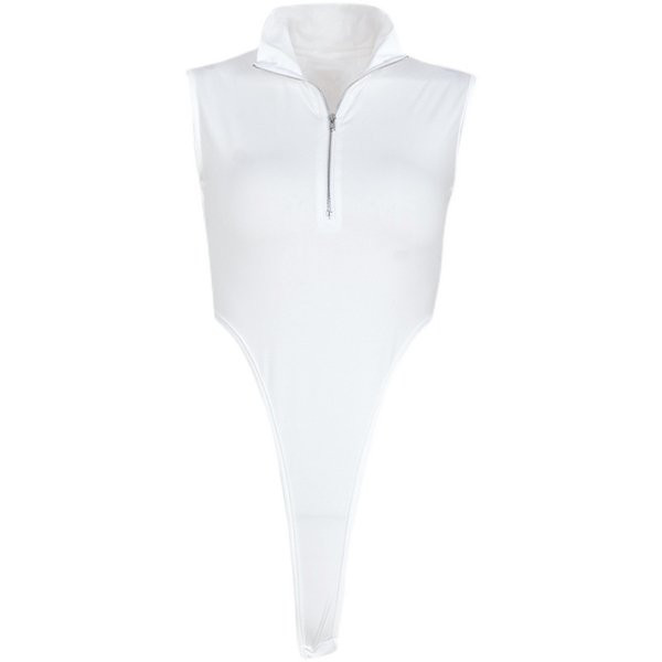 Moderan ženski bodi bez naramenica s patentnim zatvaračem