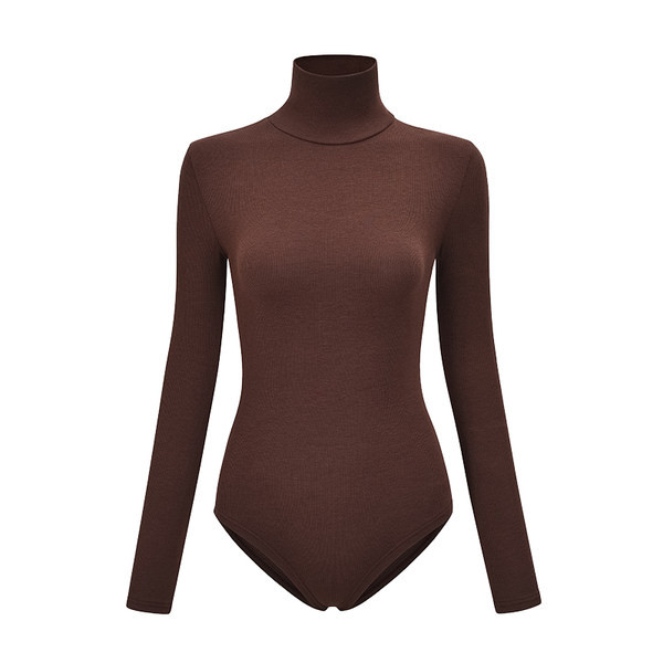 Γυναικείο κορμάκι κλασικό εφαρμοστό μοντέλο με ψηλό γιακά