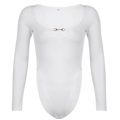 Naiste metallist kaunistusega velvetist body