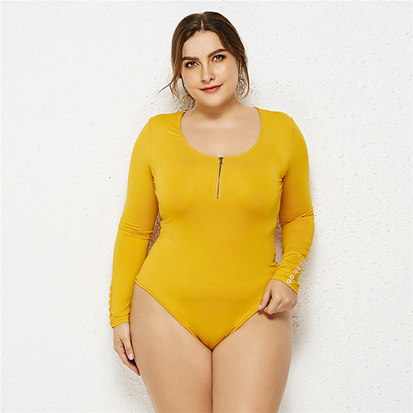 Κομψό κορμάκι με φερμουάρ και κουμπιά για γυναίκες