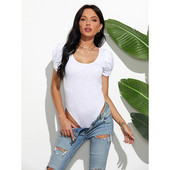 Naiste puhas keha lühikeste varrukatega