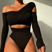 Γυναικείο κορμάκι με μακριά μανίκια