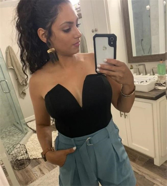 Moodne naiste sametkorpus - musta värvi