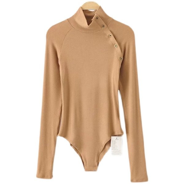 Γυναικείο κορμάκι με κουμπιά και γιακά πόλο