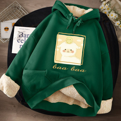 Női pulóver meleg béléssel és kapucnival - többféle modell