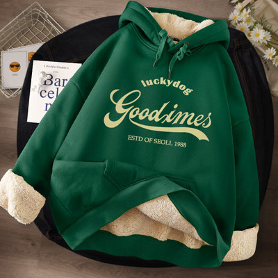 Női pulóver meleg béléssel és kapucnival - többféle modell