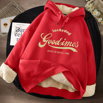 Női pulóver meleg béléssel és kapucnival - többféle modell