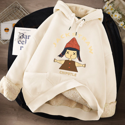 Női pulóver meleg béléssel és kapucnival - többféle modell