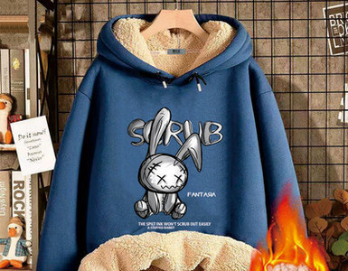 Νέο μοντέλο γυναικείο φούτερ με στάμπα και κουκούλα