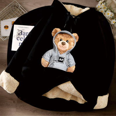 Νέο μοντέλο γυναικείο φούτερ με στάμπα και κουκούλα