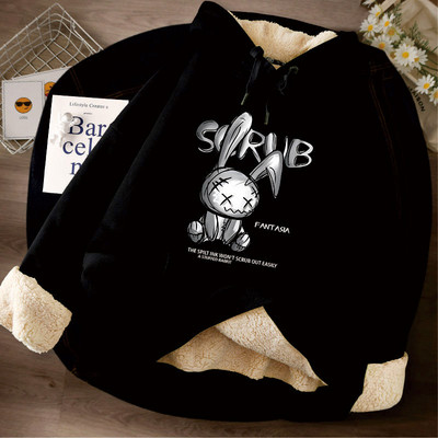 Νέο μοντέλο γυναικείο φούτερ με στάμπα και κουκούλα