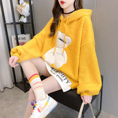 Uue mudeli naiste lai dressipluus tikandi ja kapuutsiga