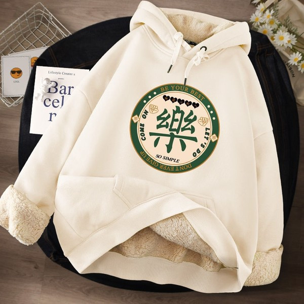 Új modell női pulóver puha béléssel és kapucnival