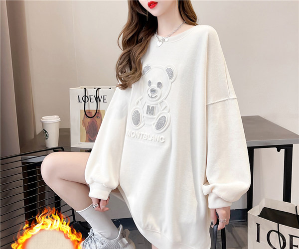 Laia mudeliga naiste dressipluus kaisukaru ja ümara kaelusega