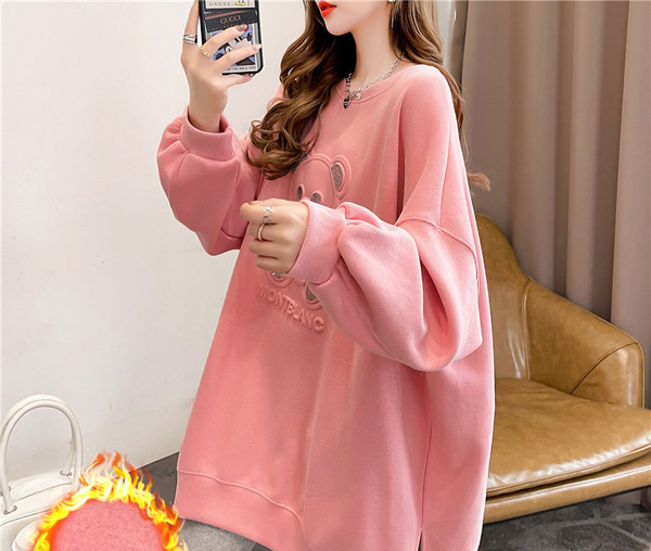 Laia mudeliga naiste dressipluus kaisukaru ja ümara kaelusega