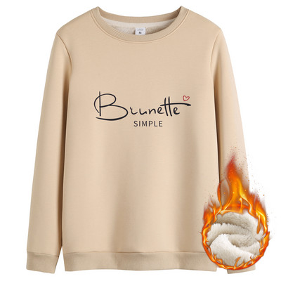 Naiste polsterdatud ümara kaelusega pluus