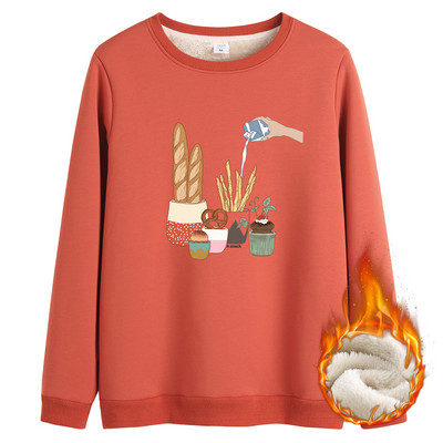 Naiste polsterdatud ümara kaelusega pluus