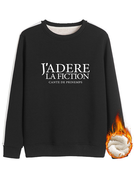 Γυναικεία casual μπλούζα με πουπουλένια φόδρα