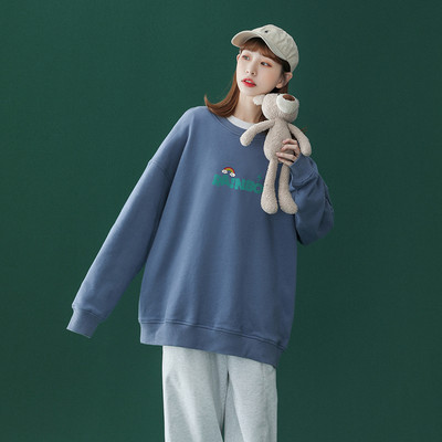 Φαρδύ μοντέλο γυναικεία μπλούζα με απλικέ