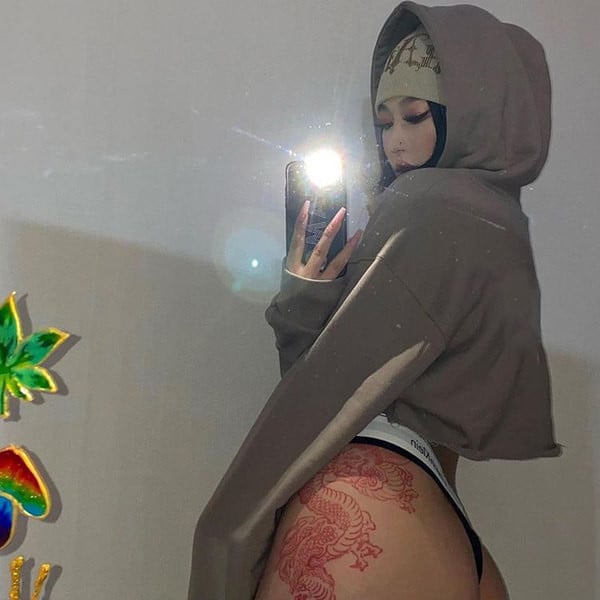 Pruuni värvi kevadine naiste dressipluus kapuutsiga