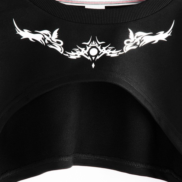 Νέο μοντέλο γυναικεία ασύμμετρη μπλούζα με στάμπα