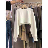 Νέο μοντέλο γυναικεία κοντή μπλούζα με οβάλ λαιμόκοψη