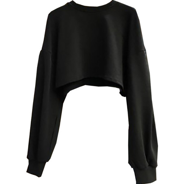 Νέο μοντέλο γυναικεία κοντή μπλούζα με οβάλ λαιμόκοψη