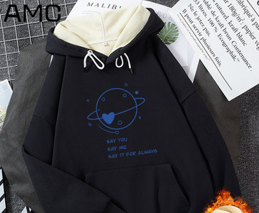 Mitmes värvitoonis kapuutsiga igapäevane naiste dressipluus