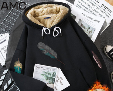 Γυναικείο χειμωνιάτικο φούτερ με κουκούλα και τσέπη