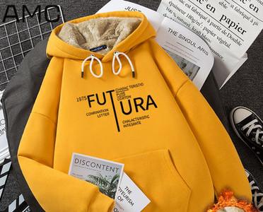 Γυναικείο χειμωνιάτικο φούτερ με κουκούλα και τσέπη