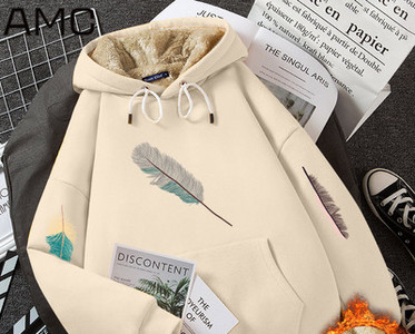 Γυναικείο χειμωνιάτικο φούτερ με κουκούλα και τσέπη