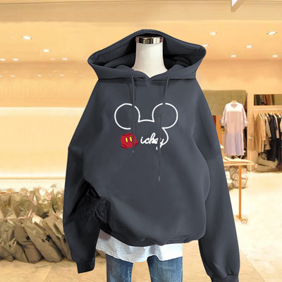 Naiste vabaaja kapuutsiga dressipluus