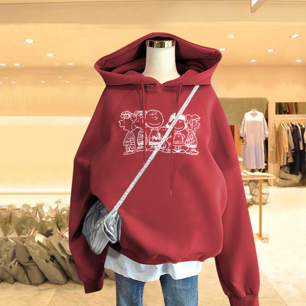 Naiste sooja voodri ja kapuutsiga dressipluus