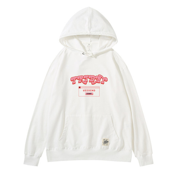 Μοντέρνο γυναικείο φούτερ με τσέπη και κουκούλα